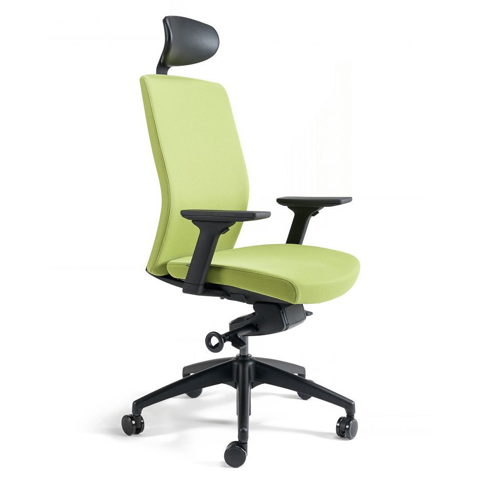 Kancelářská ergonomická židle BESTUHL J2 SP — více barev, s podhlavníkem Červená 202 (obrázek 11)