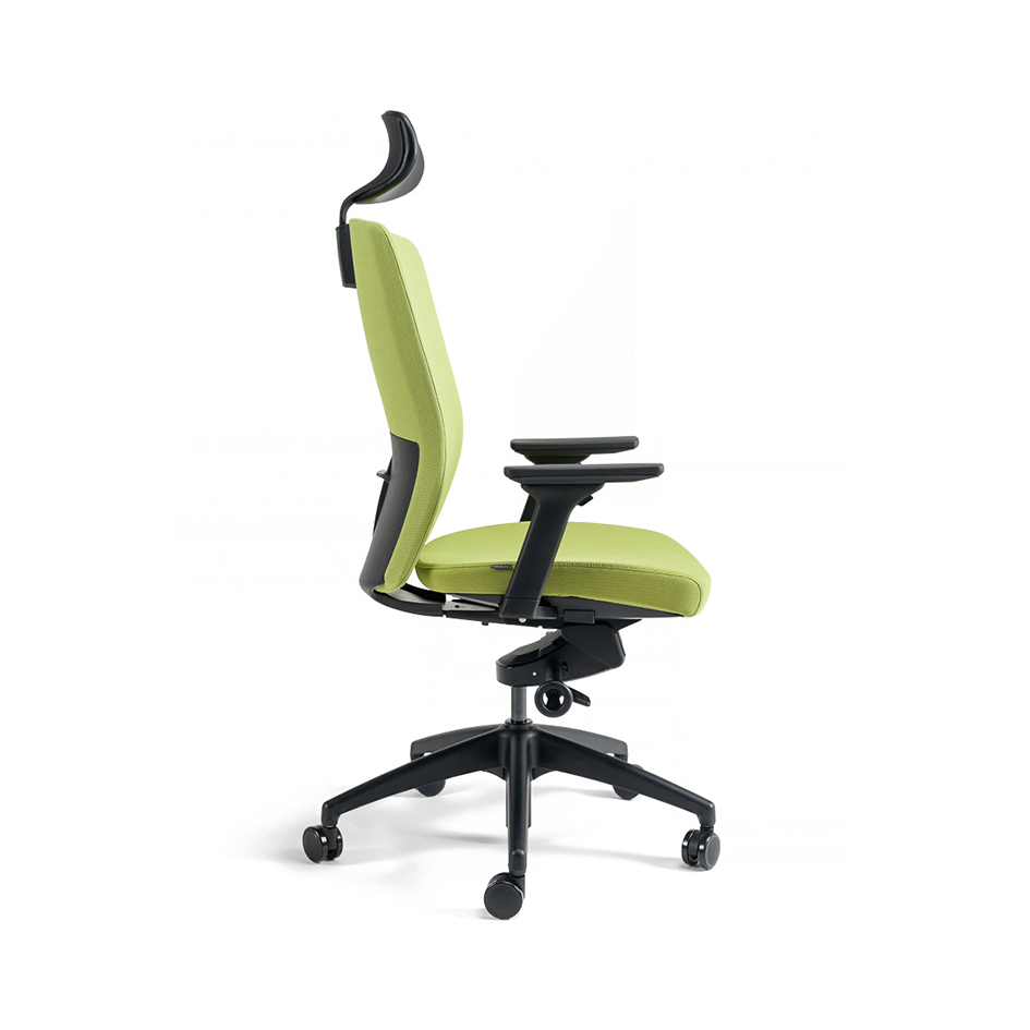 Kancelářská ergonomická židle BESTUHL J2 SP — více barev, s podhlavníkem Červená 202 (obrázek 12)