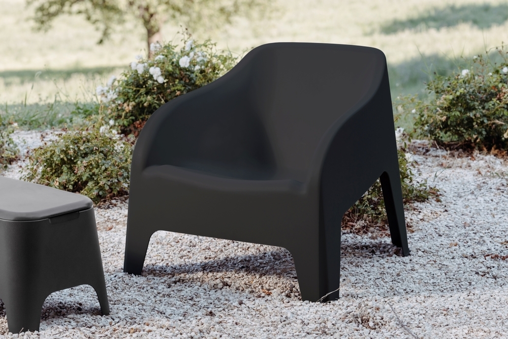 PETRA ARMCHAIR plastové křeslo - grafit (obrázek 3)