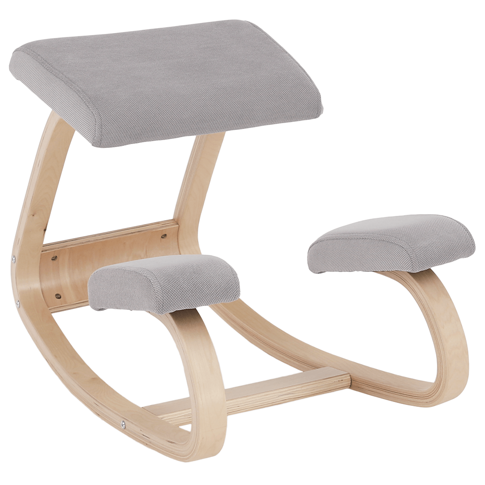 Ergonomická balanční klekačka RENAR – šedohnědá Taupe, březové dřevo, Kondela (obrázek 10)