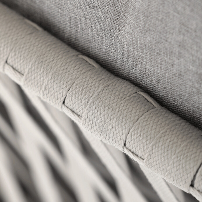 Zahradní křesílko WEAVE – šedé z kovu a polyretanu, Autronic (obrázek 14)