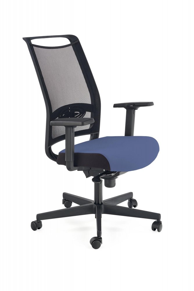 Kancelářská ergonomická židle GULIETTA – síť, látka, více barev Modrá