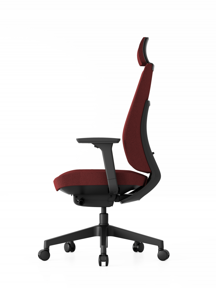 Kancelářská ergonomická židle K50 — černá, více barev Modrá (obrázek 8)