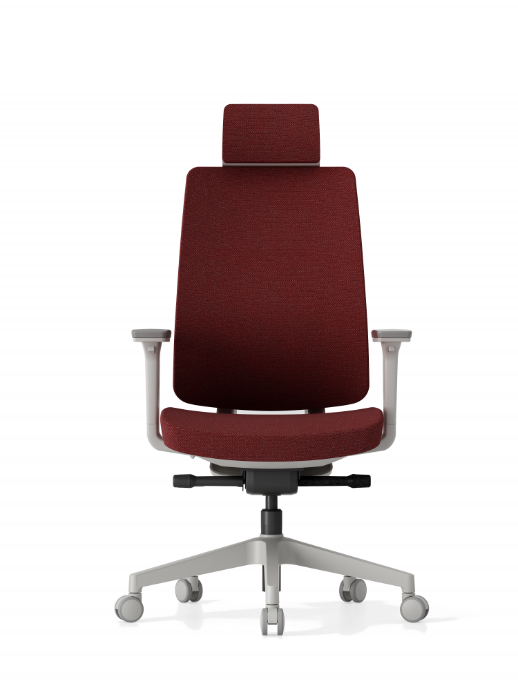 Kancelářská ergonomická židle K50 — bílá, více barev Modrá (obrázek 25)