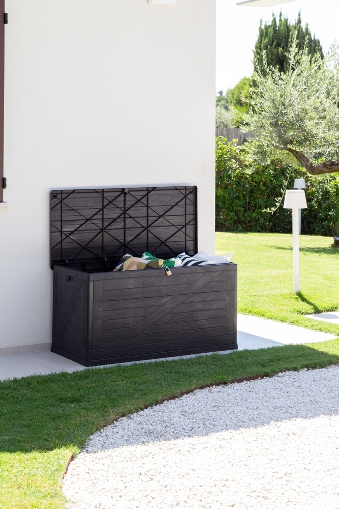WOOD zahradní plastový úložný box 420 L - grafit (obrázek 22)