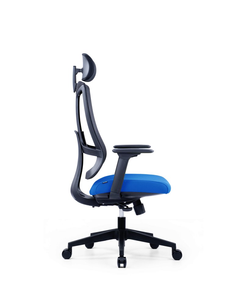 Kancelářská ergonomická židle SLIDE — více barev Černá (obrázek 11)