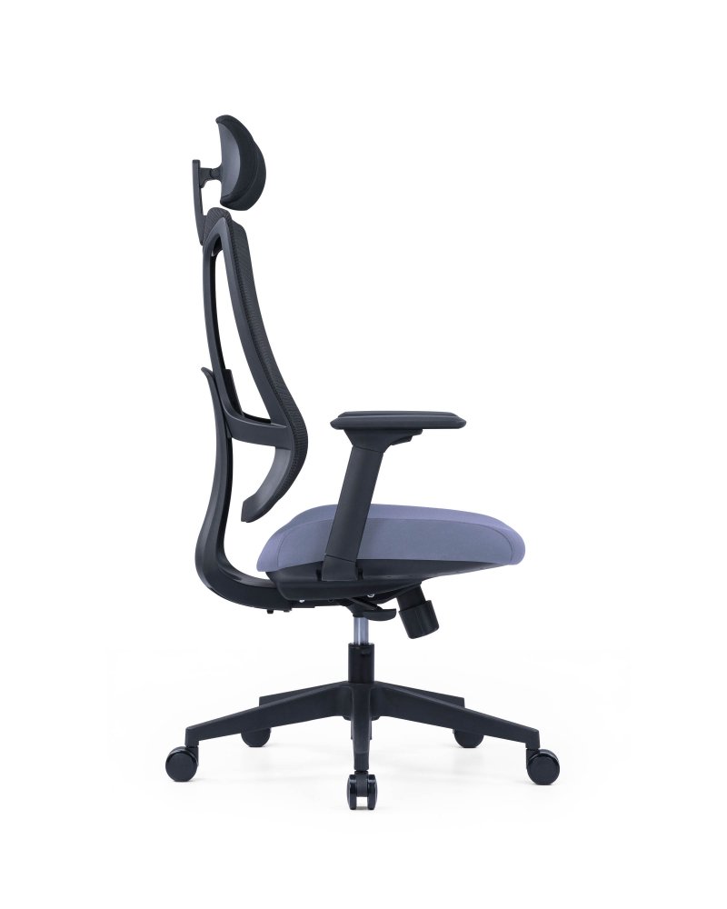 Kancelářská ergonomická židle SLIDE — více barev Černá (obrázek 16)