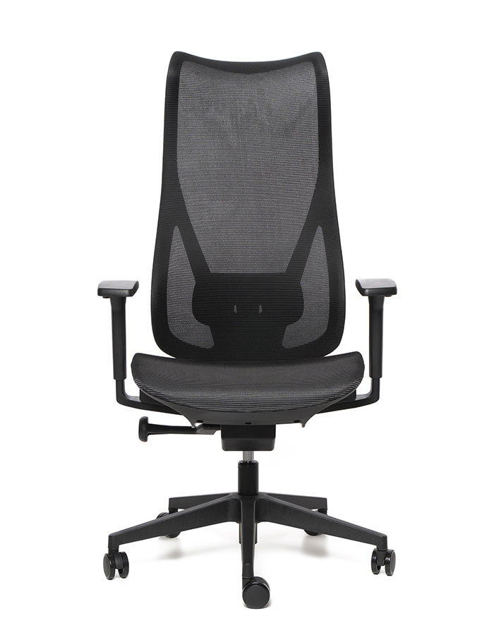 Kancelářská ergonomická židle Sego HARMONY — síť, černá Sego (obrázek 4)