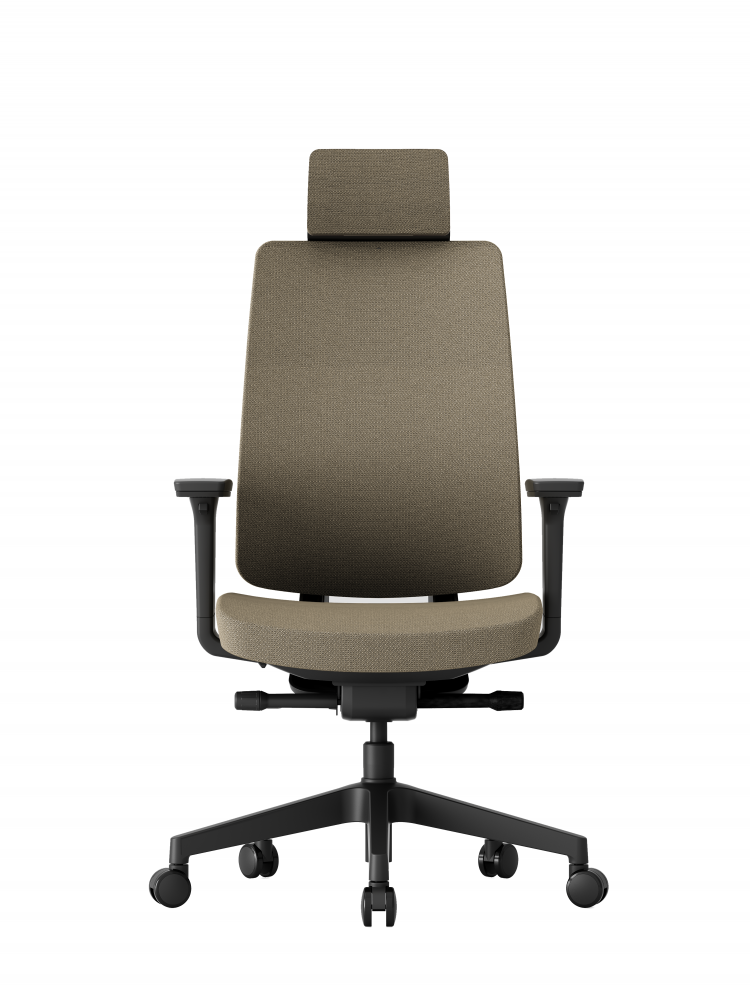 Kancelářská ergonomická židle K50 — černá, více barev Modrá (obrázek 17)