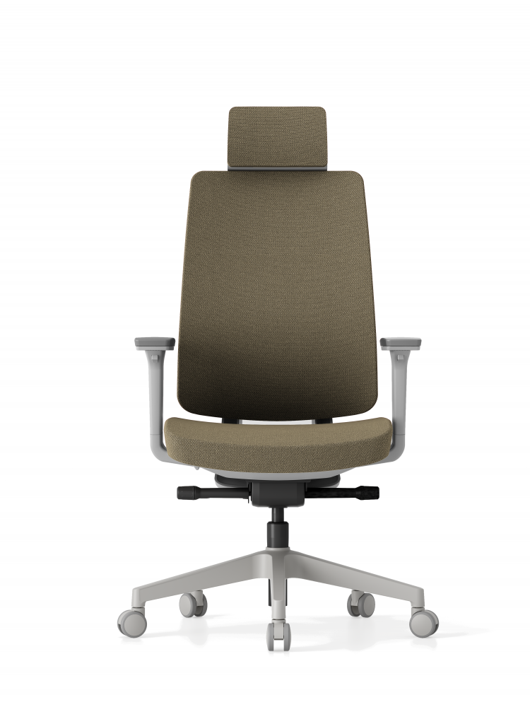 Kancelářská ergonomická židle K50 — bílá, více barev Modrá (obrázek 9)