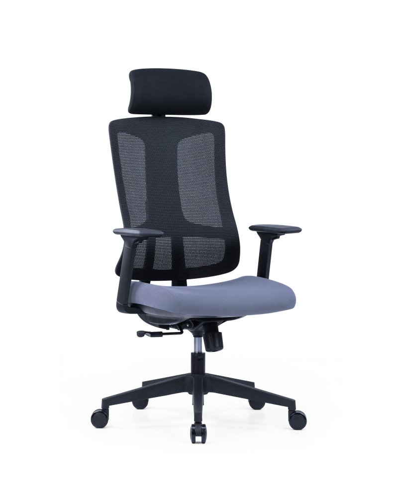 Kancelářská ergonomická židle OFFICE PRO SLIDE — více barev Šedá