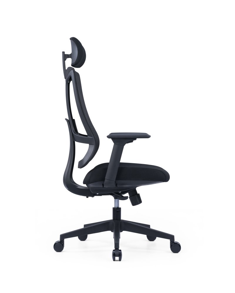 Kancelářská ergonomická židle SLIDE — více barev Černá (obrázek 25)
