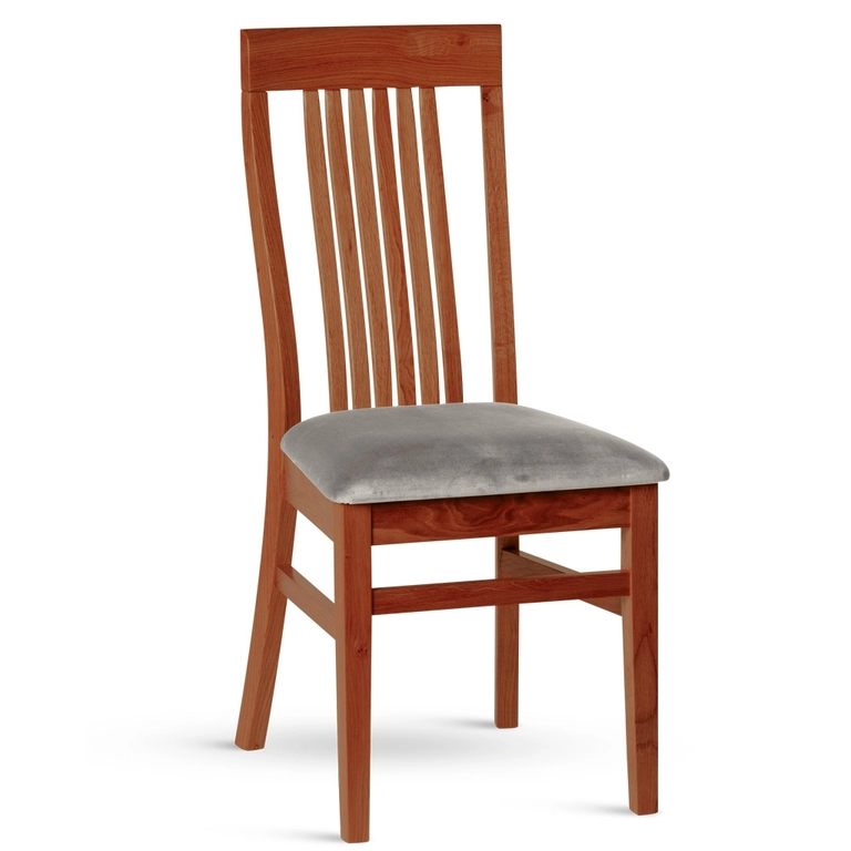 Jídelní dřevěná židle TAKUNA — masiv buk, látka, více barev