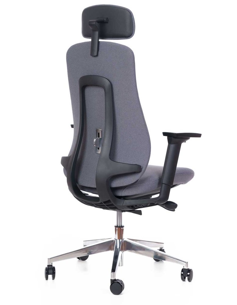 Kancelářská ergonomická židle Sego Terra — látka, více barev, nosnost 120 kg černá (obrázek 15)