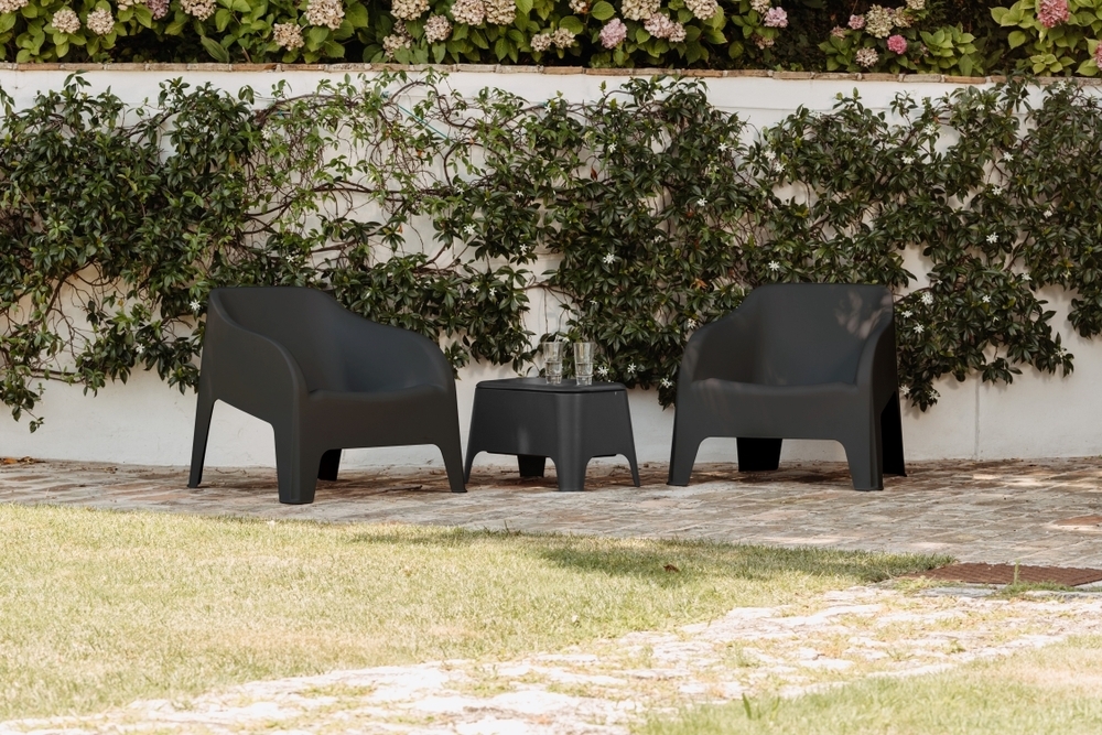 PETRA ARMCHAIR plastové křeslo - grafit (obrázek 4)