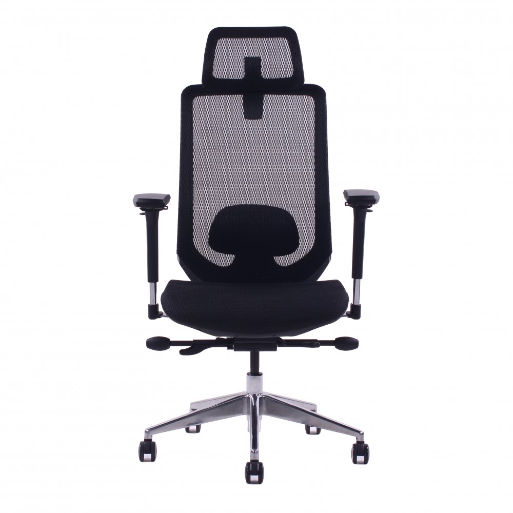 Kancelářská ergonomická židle Sego AIR PLUS — černá (obrázek 6)