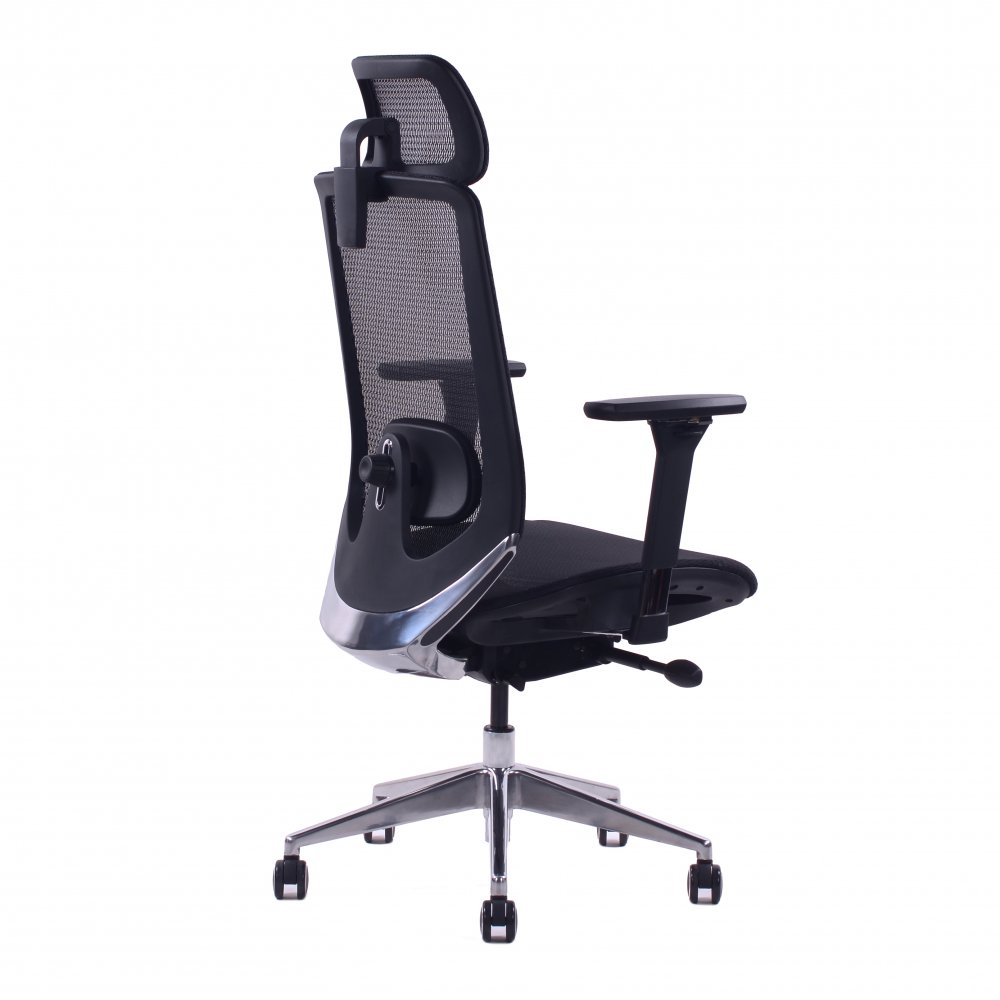 Kancelářská ergonomická židle Sego AIR PLUS — černá (obrázek 7)
