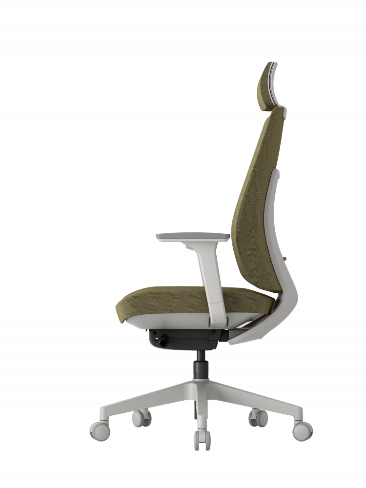 Kancelářská ergonomická židle K50 — bílá, více barev Modrá (obrázek 4)