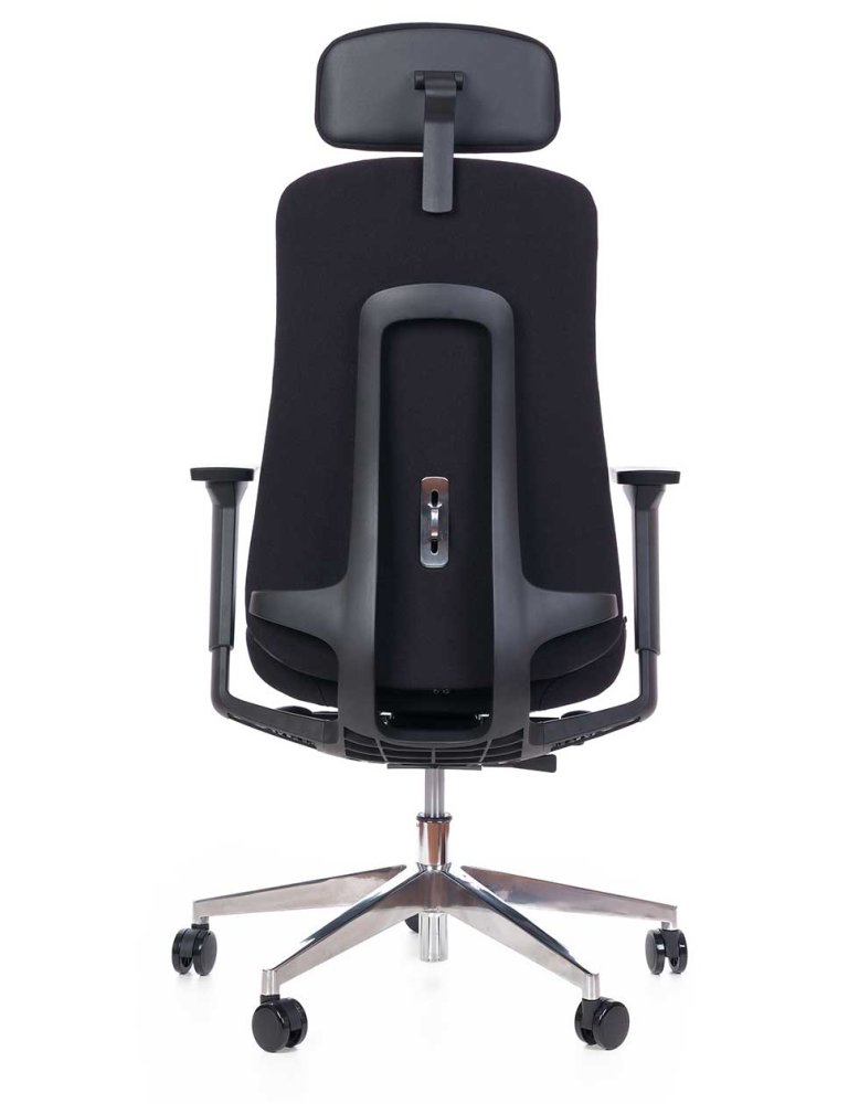 Kancelářská ergonomická židle Sego Terra — látka, více barev, nosnost 120 kg černá (obrázek 5)