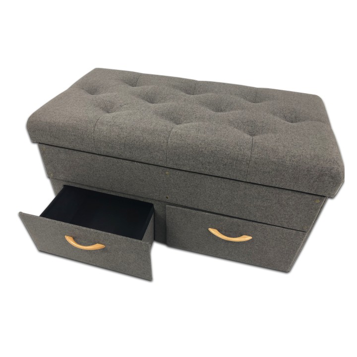 Taburet SULOT — šedá, více velikostí TYP 1 - 42×42×43 cm (obrázek 5)