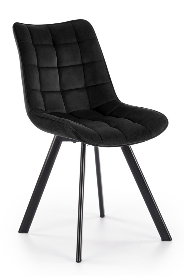 Jedálenská stolička SAM – látka, viac farieb Čierna