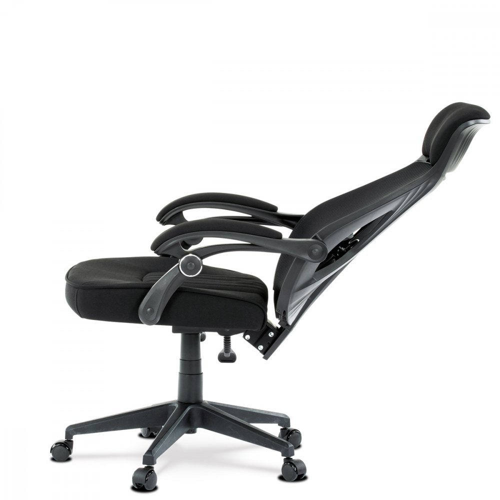 Kancelářská ergonomická židle FOREX – látka, síť, černá Autronic (obrázek 10)