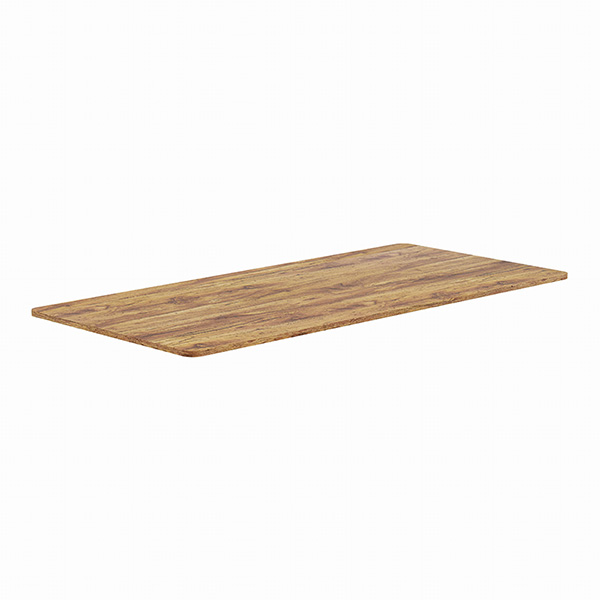 Deska stolu ERGODESK — 160x75x1,8 cm, laminovaná dřevotříska, více barev dub rustikal