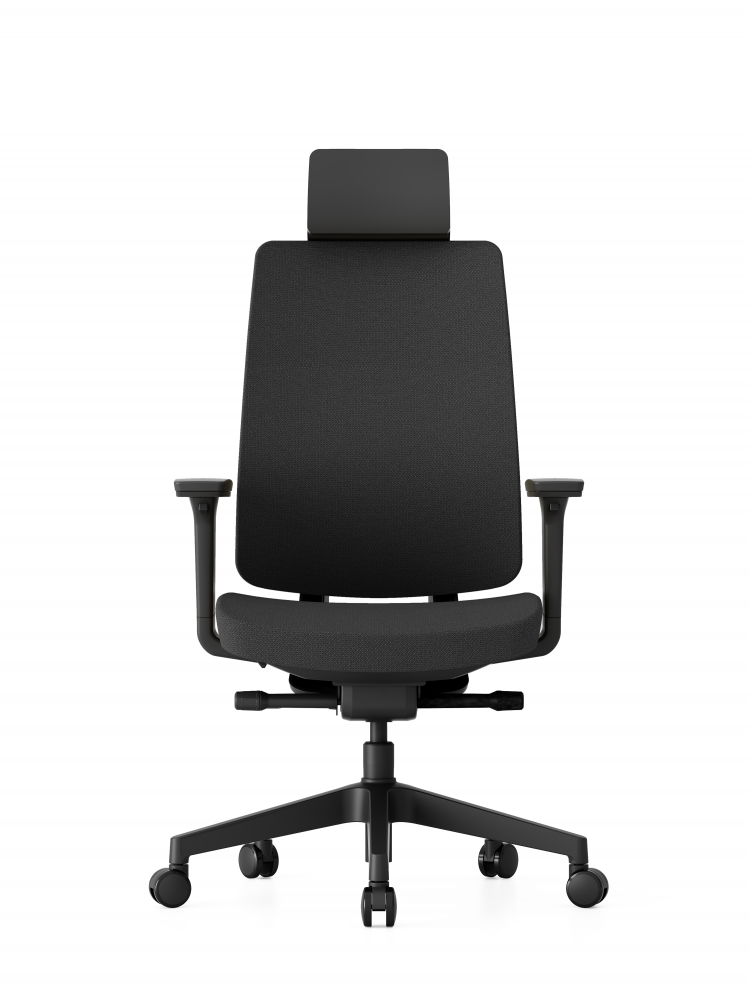 Kancelářská ergonomická židle K50 — černá, více barev Modrá (obrázek 13)
