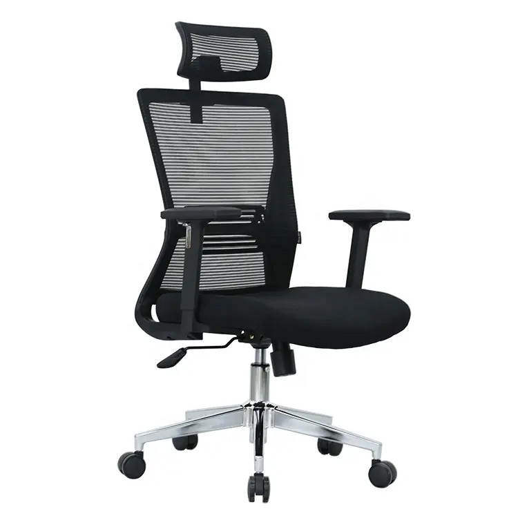 Kancelárska ergonomická stolička JERRY — čierna, nosnosť 150 kg