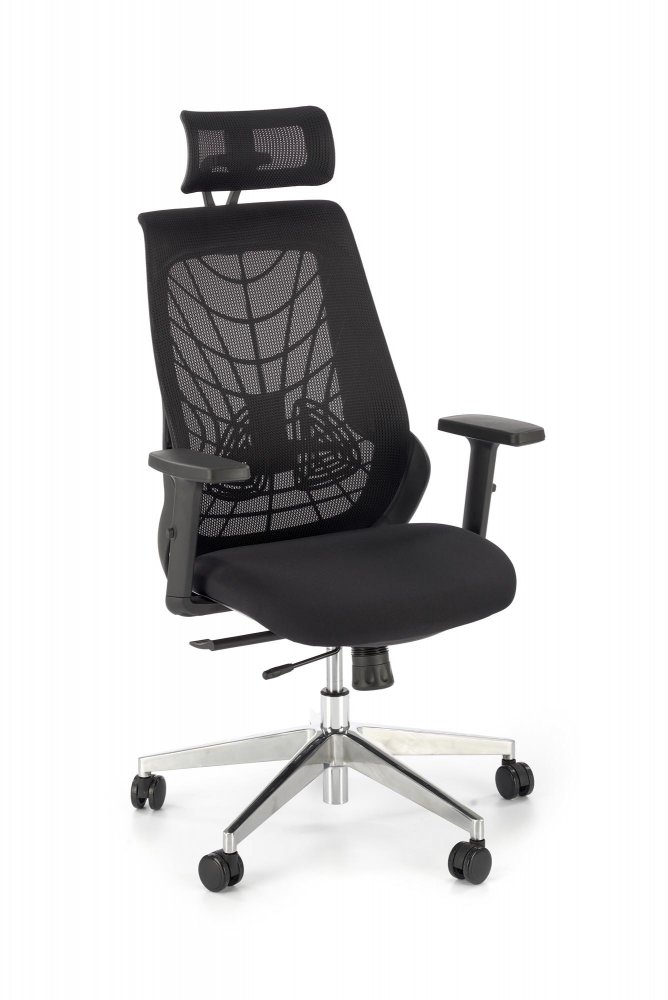 Kancelářská ergonomická židle GERONIMO — síť, černá Halmar (obrázek 13)