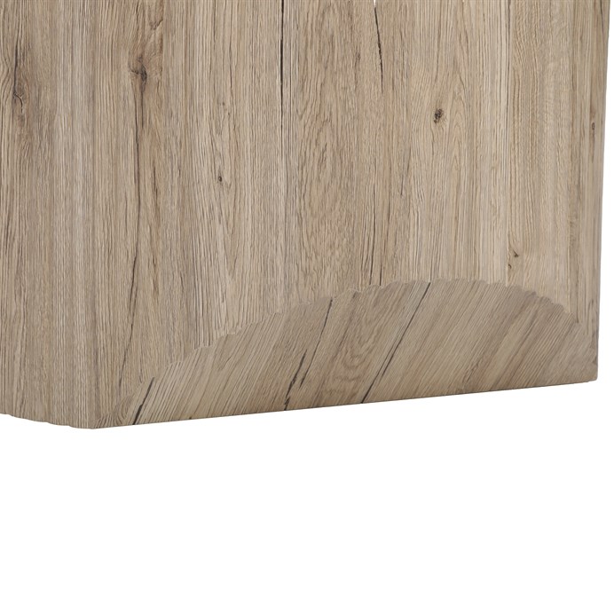 Jídelní stůl SORETO — 200x100x77 cm, MDF, dekor dub/ ořech Tmavě hnědá (obrázek 4)