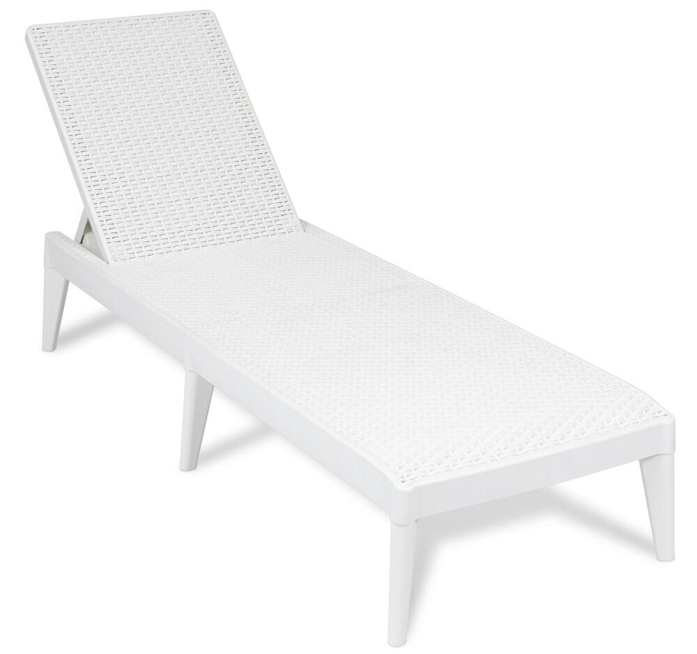 NUMANA plastové zahradní lehátko - bílá (obrázek 5)