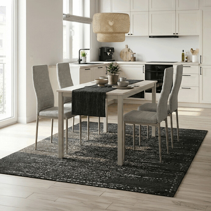 Jedálenský set ASE s 4 stoličkami – dekor travertin Autronic