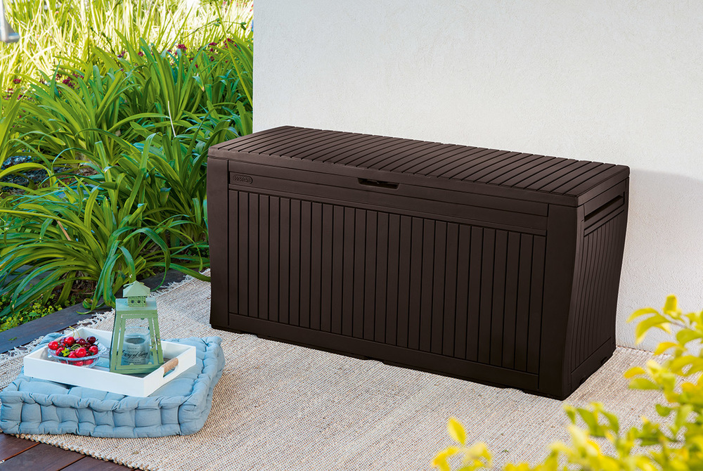 Zahradní úložný box BRAY — 270L, hnědá (obrázek 4)