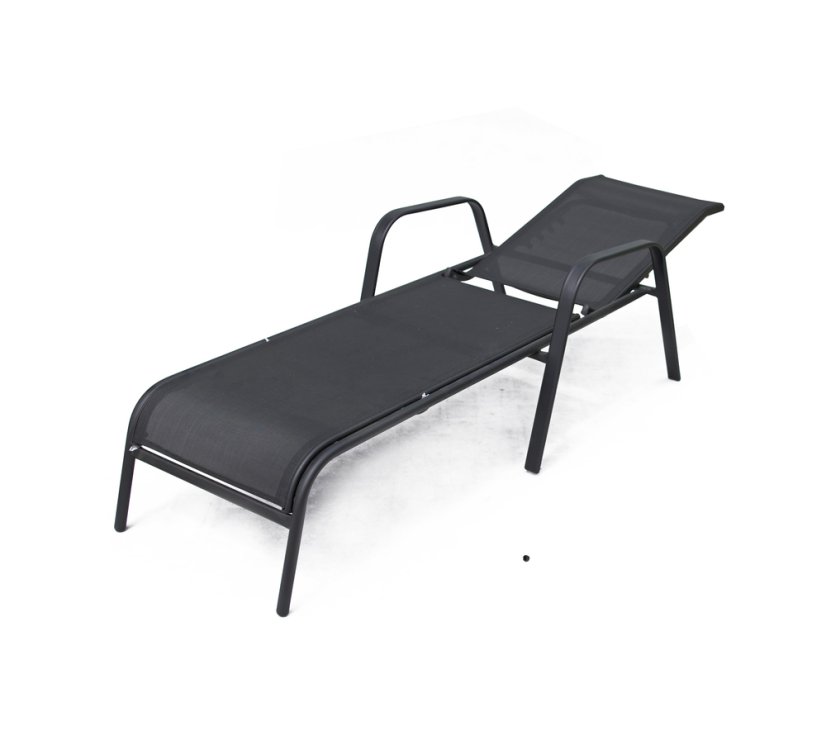 Lehátko ZWC-52 kovové - černé