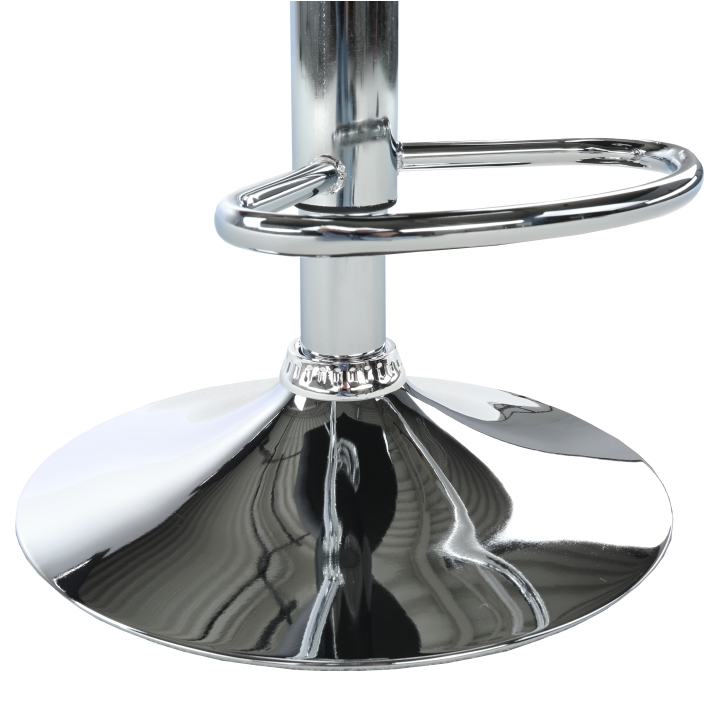 Barová židle KANDY NEW — ekokůže černá/chrom Kondela