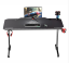Herný stôl ULTRADESK FRAG WHITE – 140x66x76cm, so stojanom Ultradesk BEAM