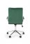 Detská stolička na kolieskach GONZO 4 — látka, zelená