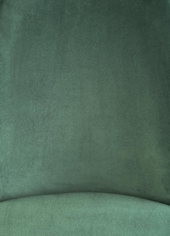 Jedálenská stolička NETIS - oceľ, látka, zelená