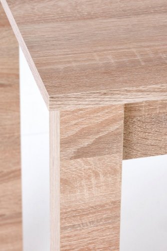 Jídelní rozkládací stůl GINO — 100x60 (+38cm), dub sonoma