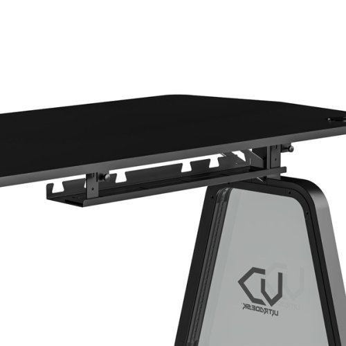 Herní stůl UTRADESK BOOSTER - 136 cm, podsvícený, černý