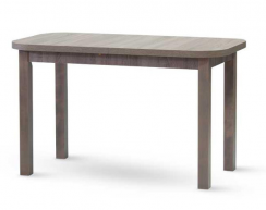 Jídelní rozkládací dřevěný stůl SOFT — 127x68cm (rozklad + 35 cm), více barev