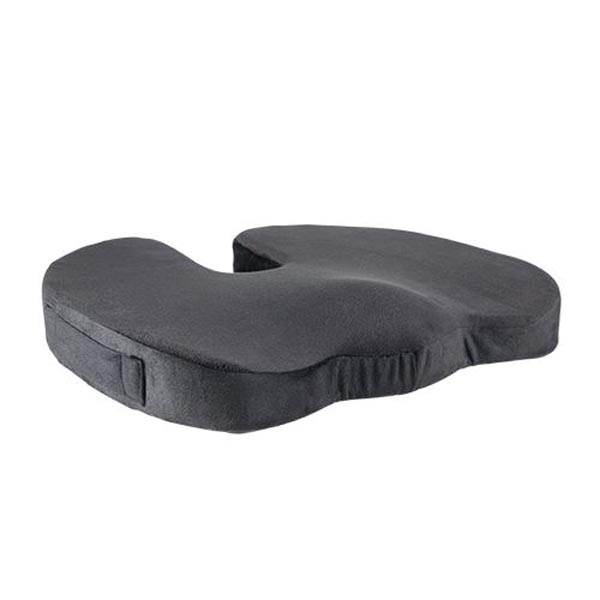 Ergonomický podsedák pod zadok - pamäťová pena, čierna