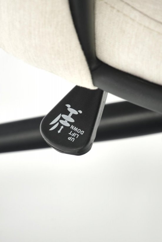 Kancelárska otočná stolička TALON — látka, béžová