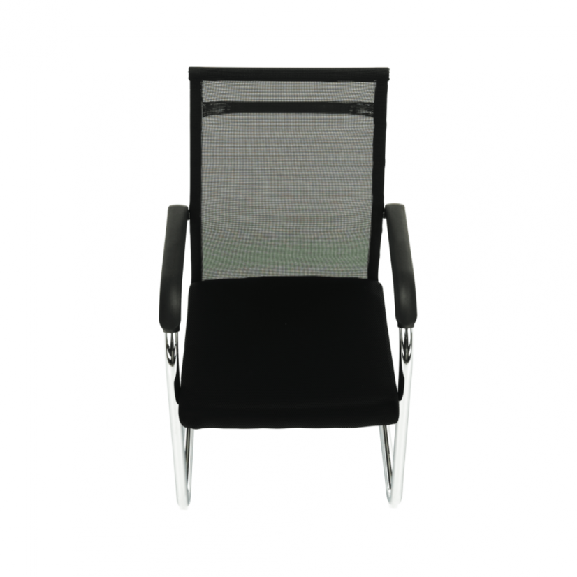 Konferenčná stolička ESIN - sieť/látka, viacfarebná - Farbové varianty ESIN: Hneda/čierna