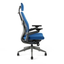 Kancelářská ergonomická židle KARME — více barev, s podhlavníkem a područkami