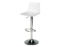 Barová výškově stavitelná židle Stima SPIDER bar – sedák plast, bílá (vzorek z prodejny)