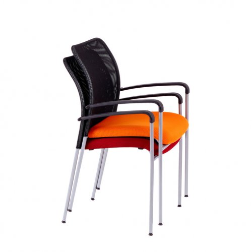 Jednací židle Office Pro TRITON NET – s područkami, více barev