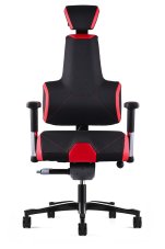 Zdravotní herní židle THERAPIA E+GAMER – černo-červená