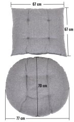 poduška na závěsné křeslo CALI